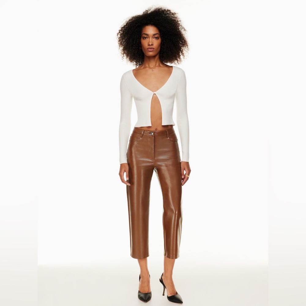 NWT Aritzia Wilfred Melina Cropped Pants